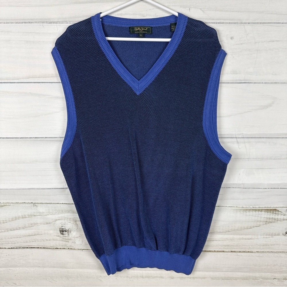 Bobby Jones Blue Sleeveless sweater